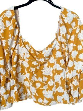 Floral Yellow Mini Dress